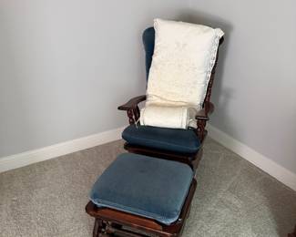 Glider Chair with Ottoman