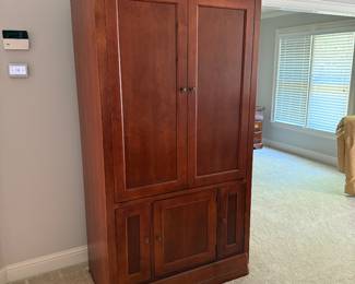 Cherry TV Cabinet Armoire