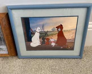 1996 The Aristocats Exclusive Commemorative Lithograph from Disney