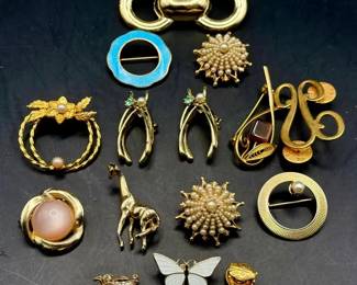 Vintage Brooch Lot