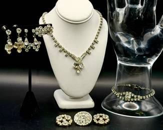 Vintage Rhineston Jewelry 