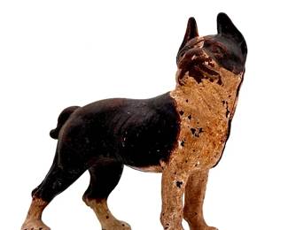 Cast Iron Piggy Bank Dog