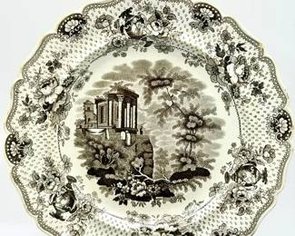 (11) "Sibyl's Temple Tivoli" Antique Italian Stamped Plates