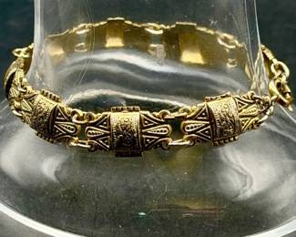 Vintage Damascene Bracelet