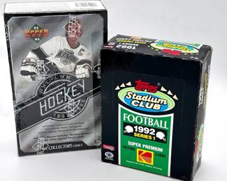 Hockey & Football Boxes Of Packs