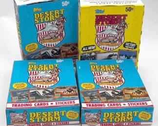 Topps Desert Storm Trading Cards - (4) Boxes