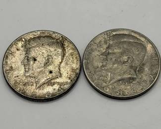 1964 & 1986 JFK Half Dollars