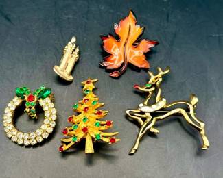 Seasonal Pins-some Signed