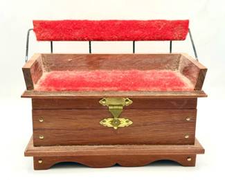Vintage Brazilian Cherry Jewelry Box