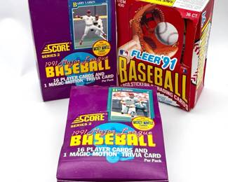 (3) 1991 Fleet & Score Series 2