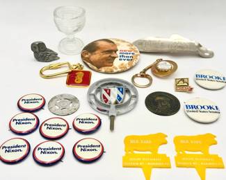 Eclectic Vintage Items Lot Feat Vintage Pins
