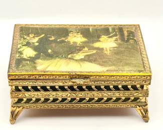 Vintage Musical Jewelry Box