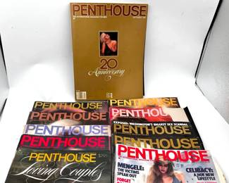 (11) Penthouse Magazines Feat - 20th Anniversary