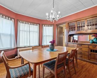 dining room table and chairs
