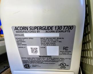 Acorn Superglide stairlift system