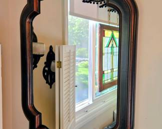 Matching wood mirrors