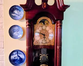 Herman Mill clock and wall art
