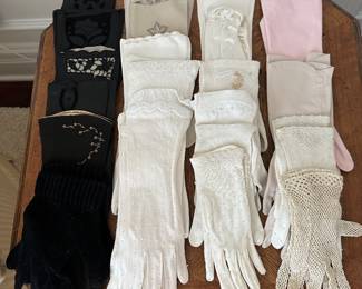 Ladies evening gloves