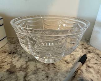 Tiffany crystal bowl