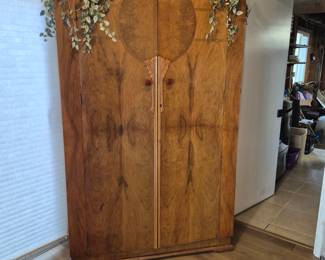 Burl Walnut Converted Wardrobe large.1 - $2000