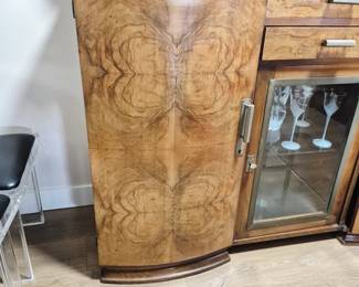 Dining Room Sideboard Marble Mirror Top  Cir 1930.2 