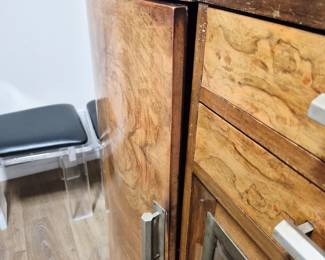 Dining Room Sideboard Marble Mirror Top  Cir 1930.7