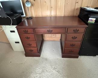 Beautiful refinished desk by Noel Harmenson. .