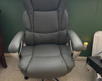 Gray desk chair