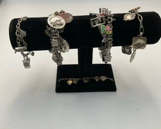 Sterling Charm Bracelets With Charms