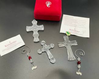 Waterford Crystal Crosses And Decorations