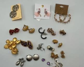Earring Collection with Hoops, Studs and Designer Styles