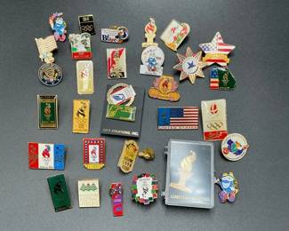 Atlanta 1996 Olympic Pin Lot Collectible Enamel Souvenir Pins