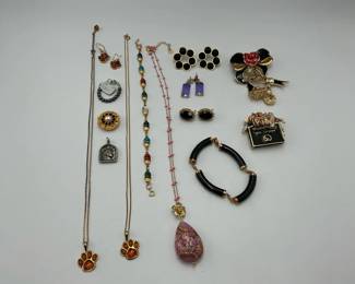 St. John Jewelry with Paw Print Necklaces, Earrings and Charm Pieces