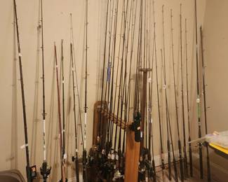 Rods and rod/reels.
