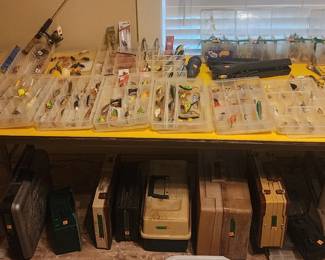 Lures and tackle boxes