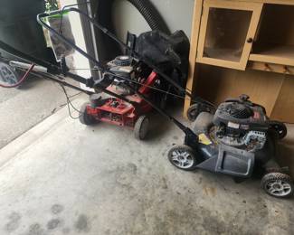 Troy-bilt chipper spreader and Murray push mower