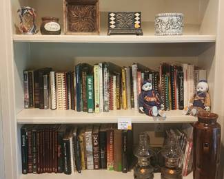 Books and decor