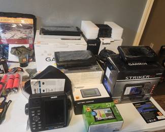 Garmin, Striker and other fishing monitors and devices