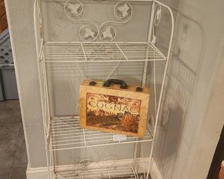 Metal shelf