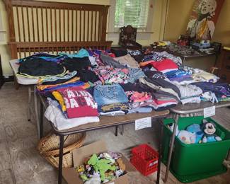Ladies lounge pants, T shirts, shorts and sports bras