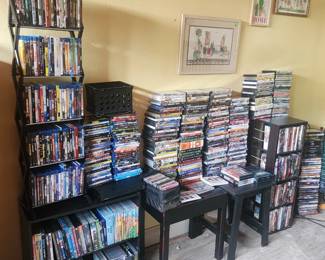 Huge collection of DVD and Blu-Ray discs