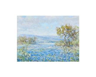 Robert Harrison,  Bluebonnets Near Wimberley 
