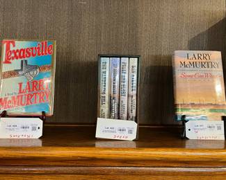 Signed Larry McMurtry Books