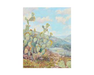  Robert Harrison,  Texas Cactus, oil