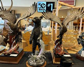 Eagle bronzes