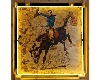 Bucking Bronco Neon Sign