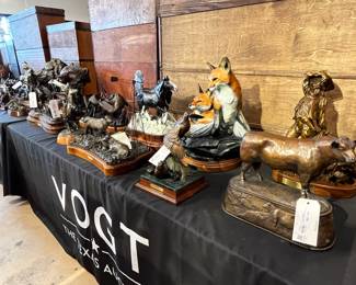Western bronze sculptures