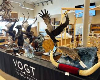 Bronzes of eagles
