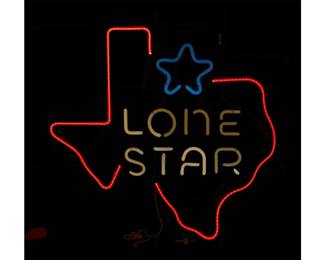 Lone Star Beer Texas Neon