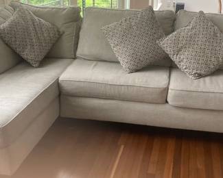 Jordan's large 2-piece 3 seater sectional Sofa with chaise and matching 2.5-seat “love seat” sofa